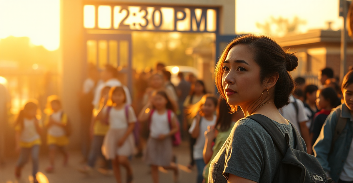 Two-Thirty At The School Gate